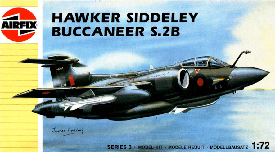 Hawker Siddeley Buccaneer S.2B in 1/72 by Airfix – Leigh Edmonds