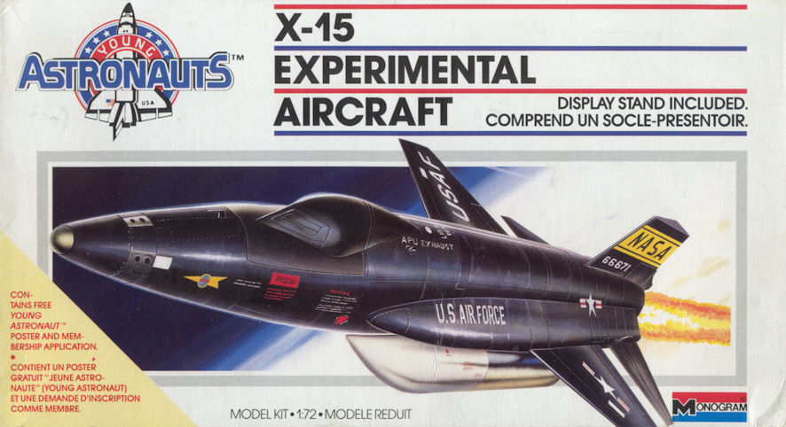 North American X-15-A2 in 1/72 by Airfix – Leigh Edmonds little