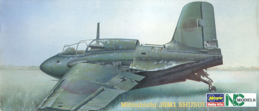Mitsubishi J8M1 in 1/72 by Hasegawa – Leigh Edmonds little box of